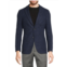 Samuelsohn Houndstooth Wool Blend Blazer