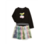 Samara Little Girls 2-Piece Sweatshirt & Skirt Set