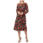 Louna Floral Midaxi Fit and Flare Dress