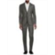 Lubiam Checked Virgin Wool Blend Suit