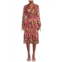 Stellah Abstract Floral Peasant Dress