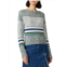 See by Chloe Marled Stripe Wool Blend Sweater