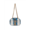 Moschino Snakeskin Print Leather Shoulder Bag