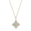 Effy 14K Yellow Gold & 0.25 TCW Diamond Pendant Necklace