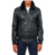 Vellapais Linan Leather & Faux Fur Trim Jacket