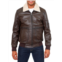 Vellapais Linan Leather & Faux Fur Trim Jacket