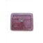 Anna Sui Leather Card holder Brown Vintage