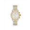 Michele CSX 36MM Two Tone 18K Goldplated Stainless Steel & Diamond Chronograph Watch