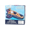 Aqua LEISURE Aqua Ultimate 2-in-1 Pool Float Lounge - Extra Large - Inflatable Pool Floats for Adults with Adjustable Backrest & Cupholder Caddy - Multiple Colors/Styles