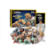 NATIONAL GEOGRAPHIC Rock Collection Box for Kids - 200 Piece Gemstones and Crystals Set Includes Geodes and Real Fossils, Rocks and Minerals Science Kit for Kids, A Geology Gift fo
