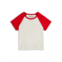 KatieJnyc Girls Tween Rowan Cotton Blend Contrast Raglan Camp Tee - Big Kid