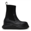 Rick Owens DRKSHDW Black Beatle Abstract Boots