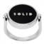 Solid Homme Silver & Black Solid Round Ring