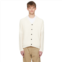Solid Homme Off-White Openwork Cardigan