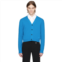 WOOYOUNGMI Blue Cropped Cardigan