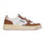 AUTRY White & Brown Super Vintage Sneakers