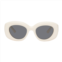 BONNIE CLYDE Off-White Portal Sunglasses