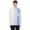 Feng Chen Wang Blue & White Paneled Shirt