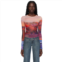 Miaou Multicolor Graphic Long Sleeve T-Shirt