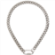 IN GOLD WE TRUST PARIS Silver Curb Chain Necklace