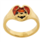 Chopova Lowena Gold Bear Heart Ring