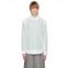 INSATIABLE HIGH SSENSE Exclusive Green & White Inner Striped Charli Shirt