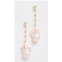 By Adina Eden 14k Dangling Baroque Pearl Stud Earrings