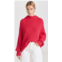 Closed Funnel Neck Long Sleeve Sweater