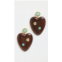 Lizzie Fortunato Tamarind Heart Earrings