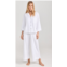Petite Plume Luxe Pima White Wide Leg Pajama