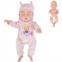 CUAIBB 18.5 inch Full Silicone Baby Doll, Newborn Reborn Baby Doll with Clothes, Look Real Like Reborn Dolls Lifelike Baby Girl Doll - Full Silicone & Skeleton Close-Eyes
