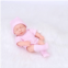 CUAIBB Mini Reborn Baby Dolls, 7.5 inch Lifelike Reborn Doll, Reborn Baby Vinyl Dolls Realistic Girl Sleeping Doll with Clothing - 09 Light Pink Dot
