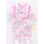 TATU Reborn Baby Girl Doll Clothes 20-22 Inches Newborn Baby Girl 2 Pieces Accessories Set