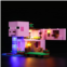 Rorliny LED Light Kit for Lego Minecraft The Pig House 21170 Building Set, Lighting Set Compatible with Lego 21170 (Lights Only, No Lego Models)