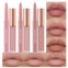 BestLand 6Pcs Matte Liquid Lipstick and Lip Liner Set, Non-Stick Cup Not Fade Waterproof Nude lipstick Makeup Kits Velvety Nude Lipliner Lip Gloss Make Up Gift Set (Set E)