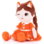 Lazada Soft Baby Doll Plush Girl Toys Fox Girls with Braids Reddish Brown 16…