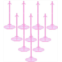 APOHALO 10 Pcs Doll Stands Display Holders Doll Stands Doll Mini Display Stand Doll Support Frame Toy Doll Accessories Prop up 11 to 13 Inch Dolls and Action Figures Doll Accessories Pink