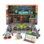 HEXBUG JUNKBOTS Small Factory Habitat Revs Secret Headquarters, Surprise Toy Playset, Build and LOL with Boys and Girls, Toys for Kids, 200+ Pieces of Action Construction Figures,