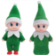 JHBEMAXS 2 PCS Mini Baby Elf Twins Kindness Elves Craft Set Tiny Dolls for Girls Boys Kids Adults (Pack of 2 Pieces Green)