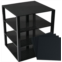 Strictly Briks Classic Stackable Baseplates, Building Bricks for Towers, Shelves, and More, 100% Compatible with All Major Brands, Black, 4 Base Plates & 30 Stackers, 10x10 Inches