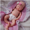 Newtotlove 12 Micro Preemie Full Body Silicone Baby Doll Girl Lifelike Reborn Doll -A