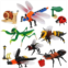 OQMI Animal Building Blocks Set, 8 Different Insect Toy Images, Suitable as Childrens Easter Party Gifts, Carnival Prizes, Birthday Gifts.(750pcs).Compatible with Lego