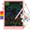 FLUESTON LCD Writing Tablet, Doodle Board Toys Gifts for 3-8 Year Old Girls Boys, 10 Inch Colorful Electronic Board Drawing Pad for Kids, Gifts for Toddler Educational Learning Tra