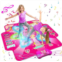 Hollyhi LED Light Up Dance Mat for Girls, Dance Mats with 6-Button Wireless BT Connect, Music Dance Game Kids Birthday Gifts for 3 4 5 6 7 8 9 10 11 12 Year Old Girl Boy, Play Kid