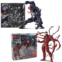 chengchuang Venom Action Figure Doll Toy Model Doll, Amazing Spiderman Carnage Anime Action PVC Figure Movable Characters Model Statue Toys Collectible Desktop Decoration Ornaments