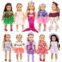 Ebuddy 18 Inch Doll Clothes Doll Accessories 10 Sets Fashion Doll Clothes and Accessories Fit for 18 inch Girl Doll,Most 18 Inch Dolls(No Doll)