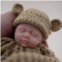 Miaio Reborn Baby Doll 7 Inch Silicone Doll Girl Mini Realistic Newborn Baby Dolls Silicone Full Body Stress Relief-009