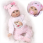 kgniess me Lifelike Reborn Baby Dolls - 22 Inches Realistic Reborn Girl Doll Soft Vinyl Newborn Baby Doll That Look Real, Best Toy for Kids Ages 3+