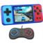 Great Boy Handheld Game Console for Kids Preloaded 270 Classic Retro Games with 3.0 Color Display and Gamepad Rechargeable Arcade Gaming Player (Blue)