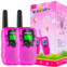 SANJOIN Walkie Talkies for Kids Toys for Girls 8-10, 3 Miles Range Walkie Talkies to Camping, Outdoor 4 Year Old Girl Gifts for 3 4 5 6 7 Year Old Girl Gifts for Girls Toys Age 6-8